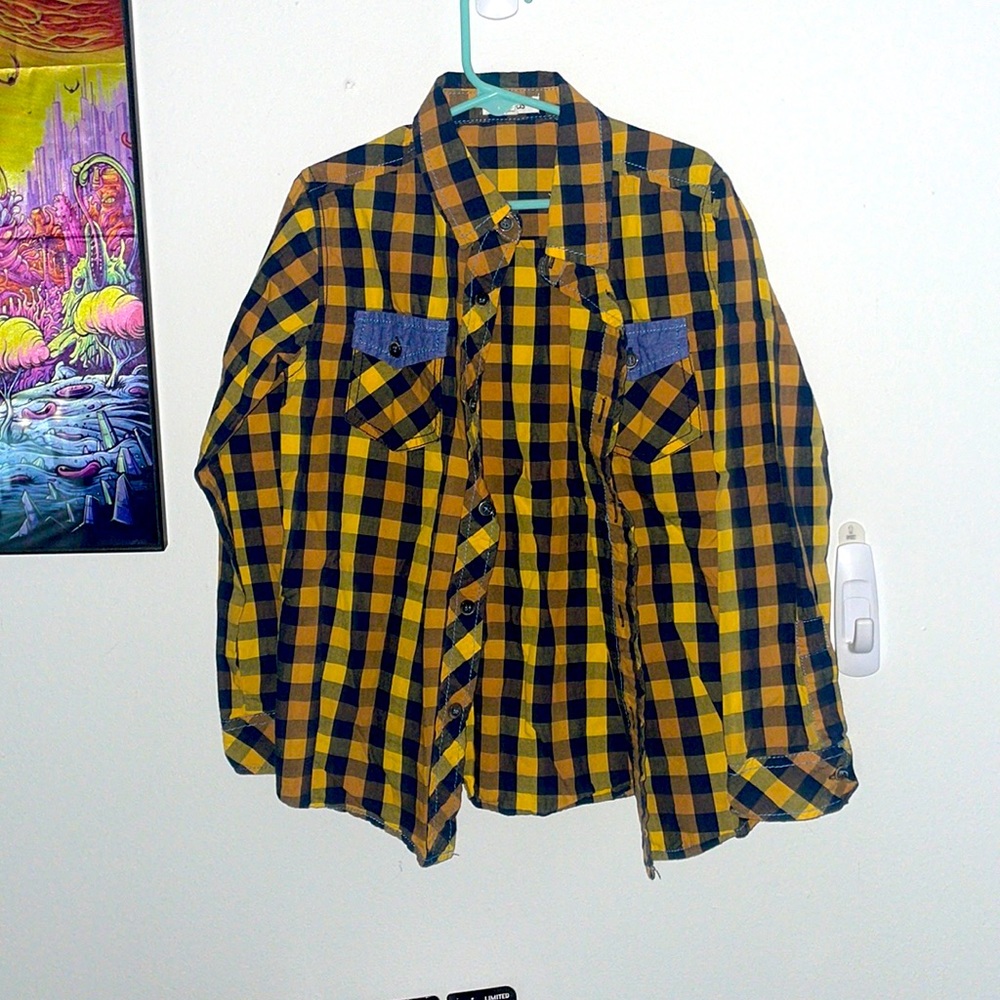 Plaid button up